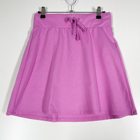 Wild Fable Active Mini Tennis Skirt Women’s Pink Knit A-Line‎ Stretch Drawstring - Picture 2 of 11